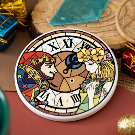 Kitchen and tableware - Ceramic coaster King of Dwarf & Princess - Whisper of the Heart