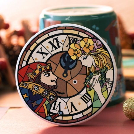 Kitchen and tableware - Ceramic coaster King of Dwarf & Princess - Whisper of the Heart