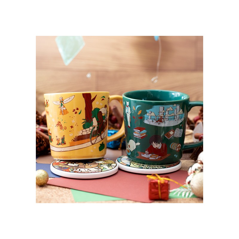 Kitchen and tableware - Ceramic Coaster King of Dwarf & Princess - Whisper of the Heart