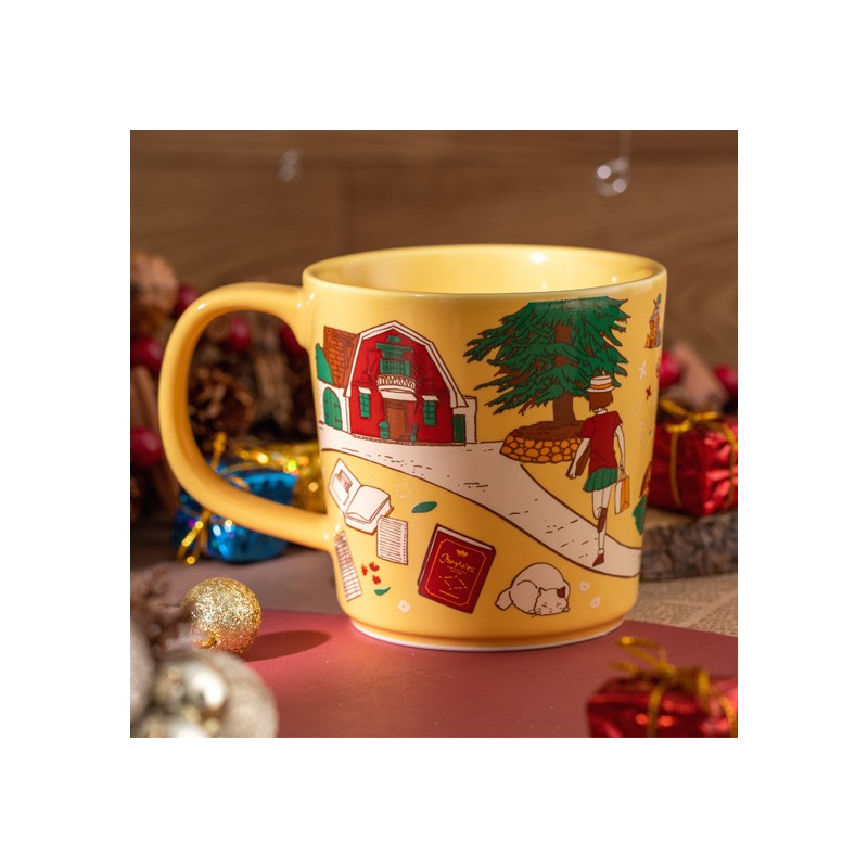 Mugs and cups - Ceramic Cup Chasing the cat - Whisper of the Heart