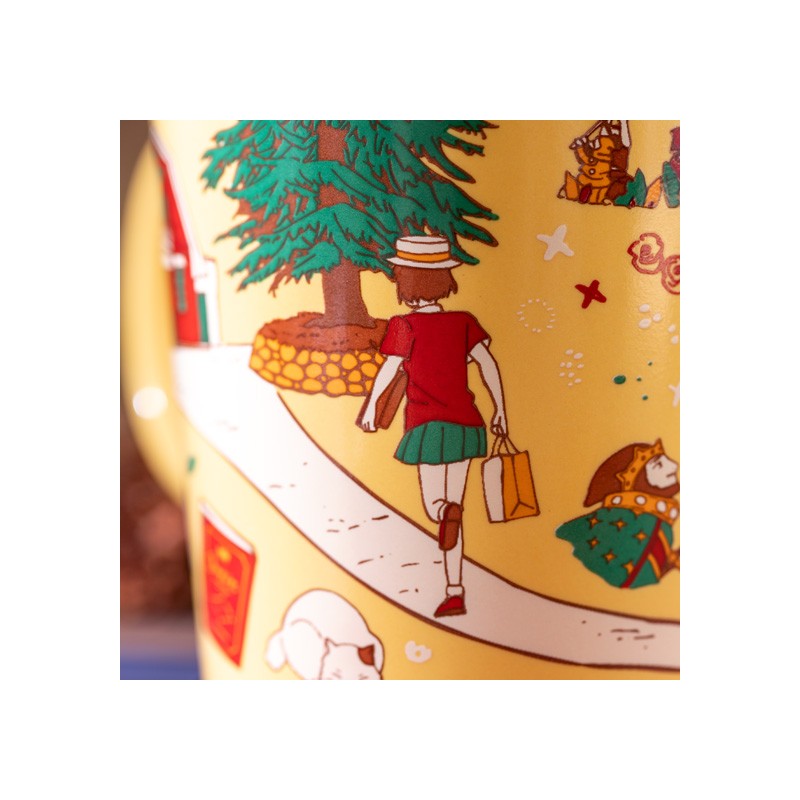 Mugs and cups - Ceramic Cup Chasing the cat - Whisper of the Heart