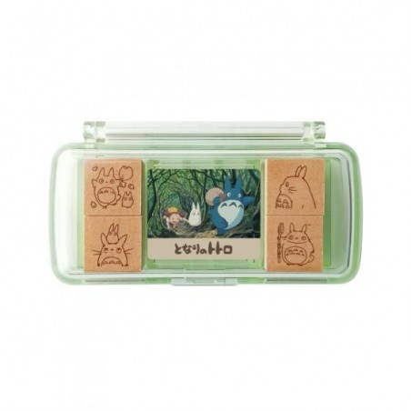 Small equipment - Totoro Mini Stamp Set Green - My Neighbor Totoro