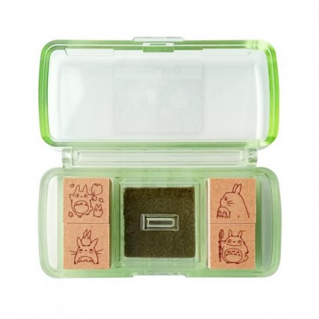 Small equipment - Totoro Mini Stamp Set Green - My Neighbor Totoro