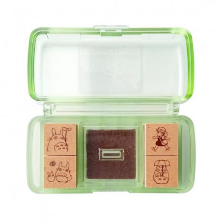 Small equipment - Totoro & Mei Mini Stamp Set Red - My Neighbor Totoro