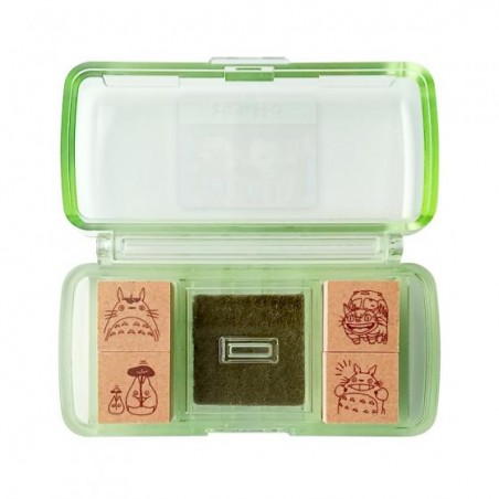 Small equipment - Totoro & Catbus Mini Stamp Set Green - My Neighbor Totoro