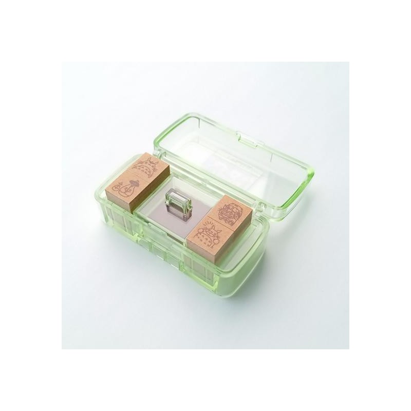 Petit matériel - Set de Tampons Vert Totoro & Chatbus - Mon Voisin Totoro