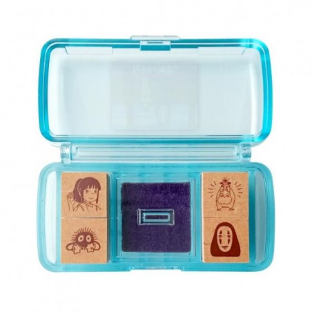 Small equipment - Chihiro takes the train Mini Stamp Set Blue - Spirited Away