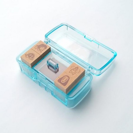 Small equipment - Chihiro takes the train Mini Stamp Set Blue - Spirited Away