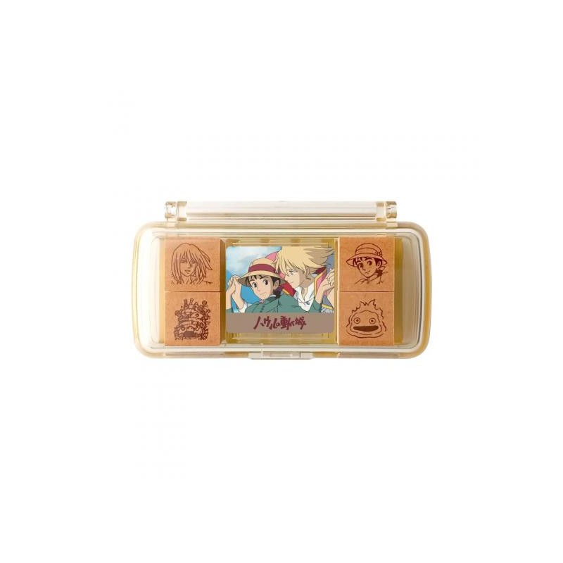 Small equipment - Sophie & Hauru Mini Stamp Set Red - Howl's Moving Castle