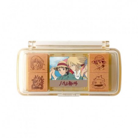 Small equipment - Sophie & Hauru Mini Stamp Set Red - Howl's Moving Castle