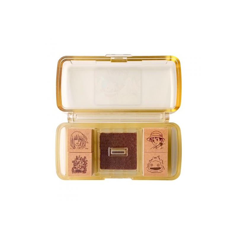 Small equipment - Sophie & Hauru Mini Stamp Set Red - Howl's Moving Castle