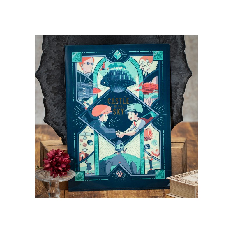 Storage - Art Déco Clear Folder A4 - Castle in the Sky