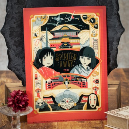 Storage - Art Déco Clear Folder A4 - Spirited Away