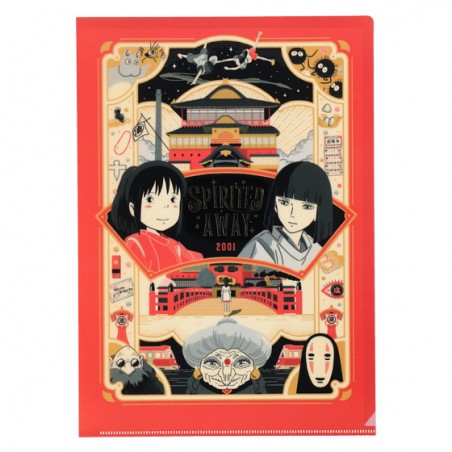 Storage - Art Déco Clear Folder A4 - Spirited Away