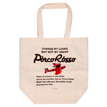 Sacs - Tote bag Brodé Hydravion - Porco Rosso