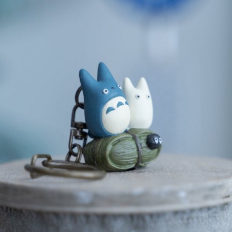 Porte-Clés - Porte-Clés Totoro Bleu et Blanc - Mon Voisin Totoro