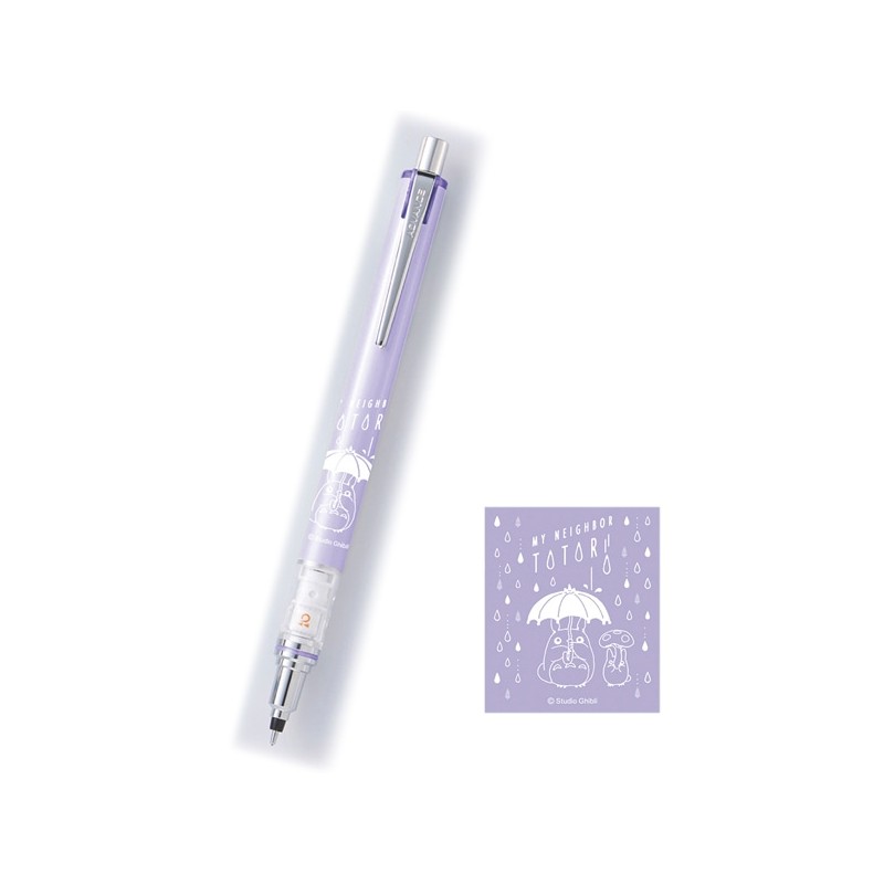 Writing - KURUTOGA Pencil Purple Totoro Umbrella 0,3mm - My Neighbor Totoro