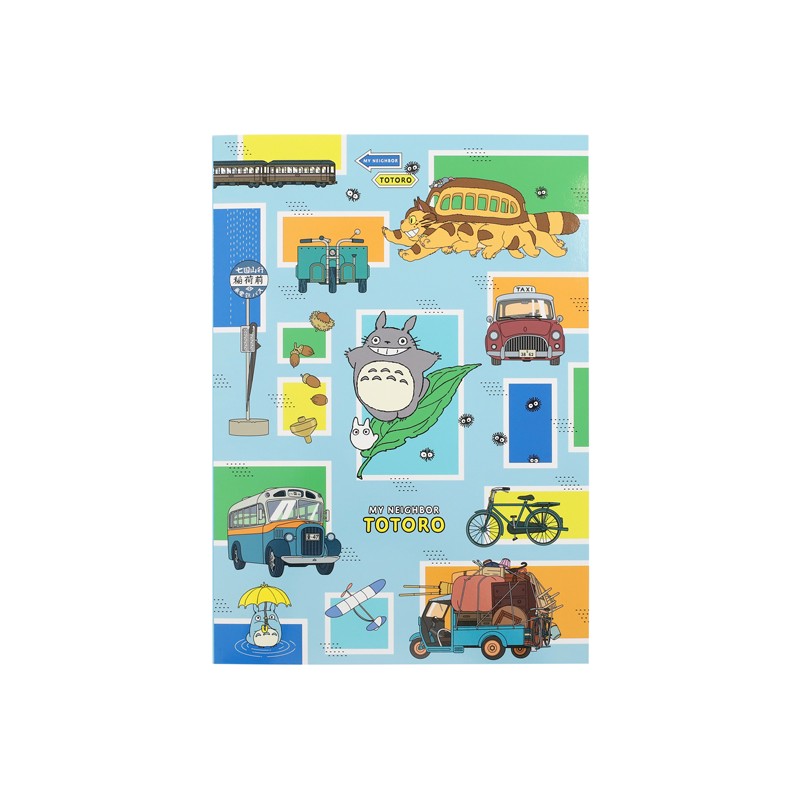 Notebooks and Notepads - Notebook Vehicles 18,2×25,7 cm - My Neighbor Totoro
