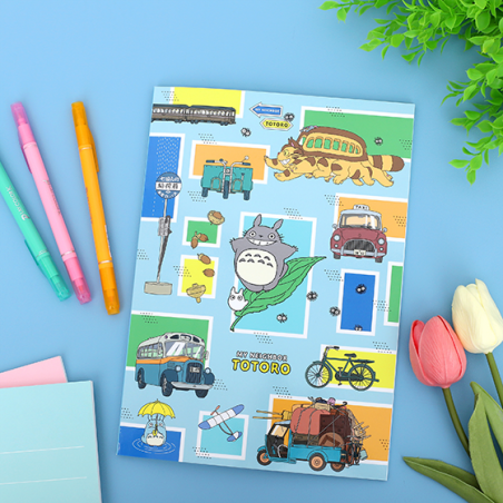 Notebooks and Notepads - Notebook Vehicles 18,2×25,7 cm - My Neighbor Totoro