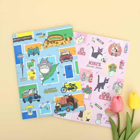 Notebooks and Notepads - Notebook Vehicles 18,2×25,7 cm - My Neighbor Totoro