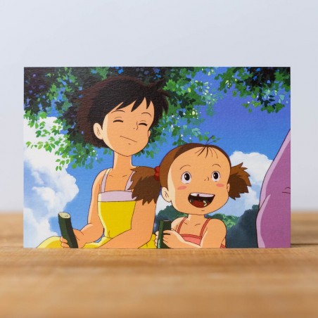 Postcards and Letter papers - Postcard Satsuki & Mei Snack - My Neighbor Totoro