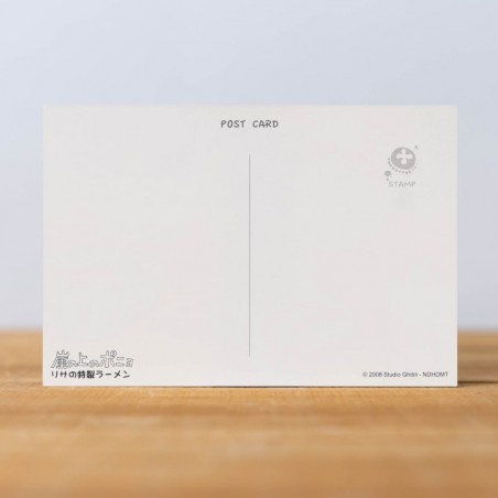 Postcards and Letter papers - Postcard Ponyo & Sosuke ramen - Ponyo on the Cliff