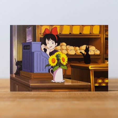 Postcards and Letter papers - Postcard Kiki Sunflower - Kiki's Delivery Service