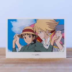 Postales y papel de cartas - Postal Howl & Sophie - El castillo ambulante
