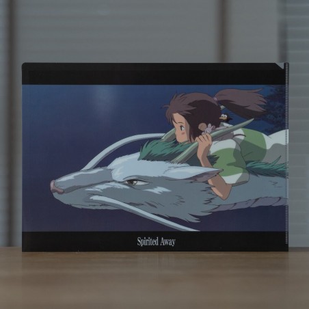 Storage - A4 Size Clear Folder Riding on haku dragon - Sprited Away