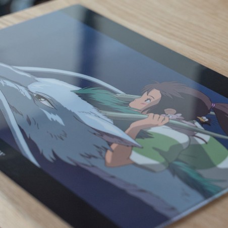 Storage - A4 Size Clear Folder Riding on haku dragon - Sprited Away