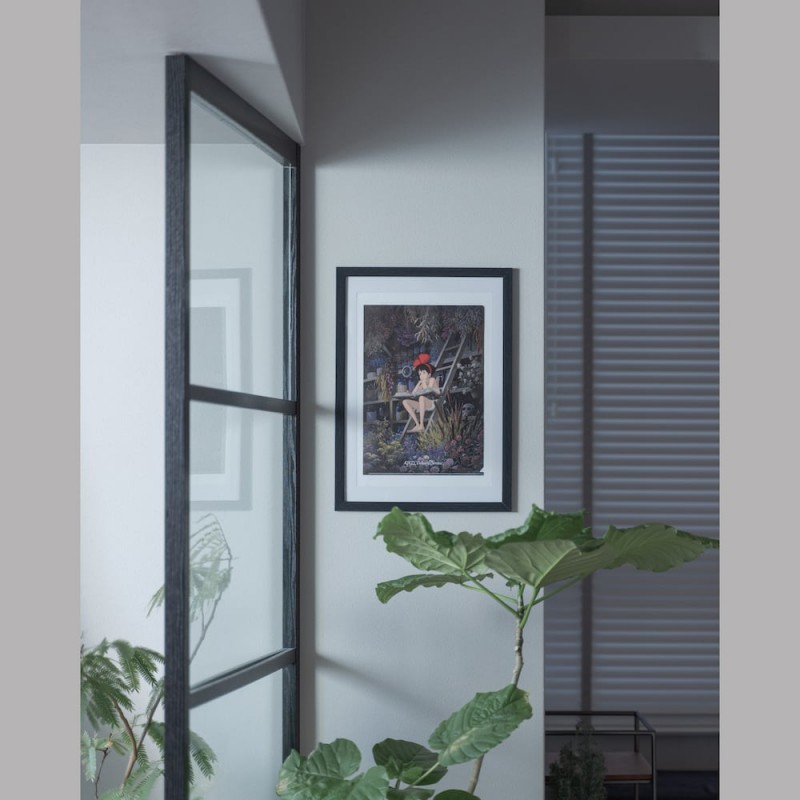 Storage - A4 size Clear Folder Ashitaka in the woods - Princess Mononoke