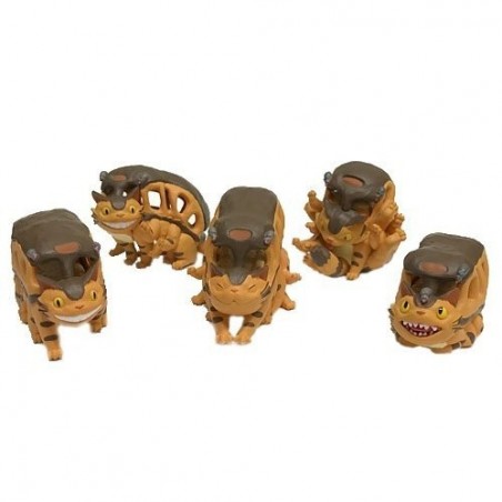 Figurines - Pose Collection Assort. de 6 Figurines Chatbus - Mon Voisin Totoro