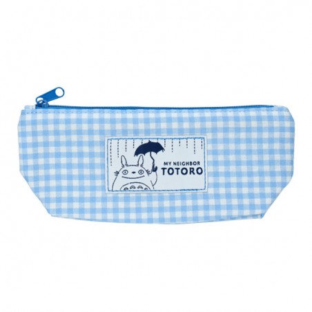 Storage - Blue checkered Pencil case - My Neighbor Totoro