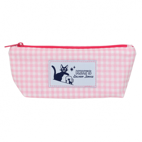 Storage - Pink Checkered Pencil case - Kiki's Delivery Service