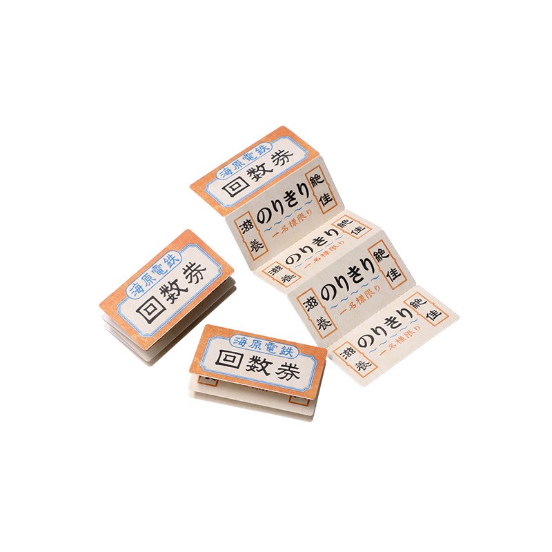 Accesorios de escritorio - Billete de tren Chihiro Mini Notepad - El viaje de Chihiro