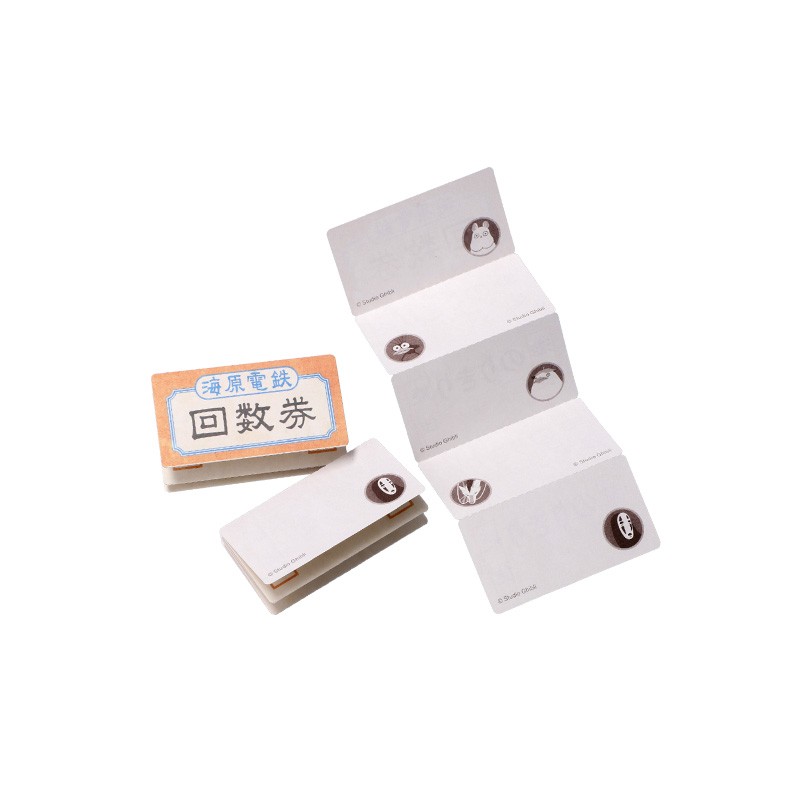 Accesorios de escritorio - Billete de tren Chihiro Mini Notepad - El viaje de Chihiro