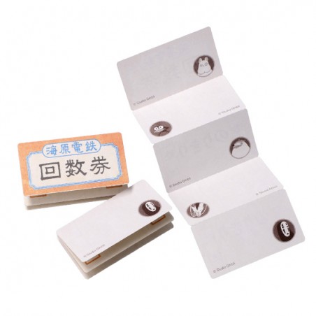 Small equipment - Chihiro Mini Notepad Block Train Ticket - Spirited Away