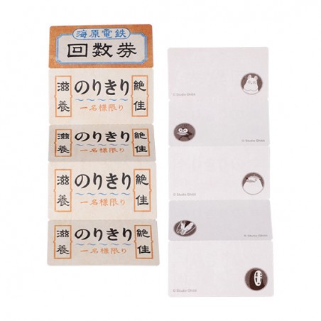 Small equipment - Chihiro Mini Notepad Block Train Ticket - Spirited Away