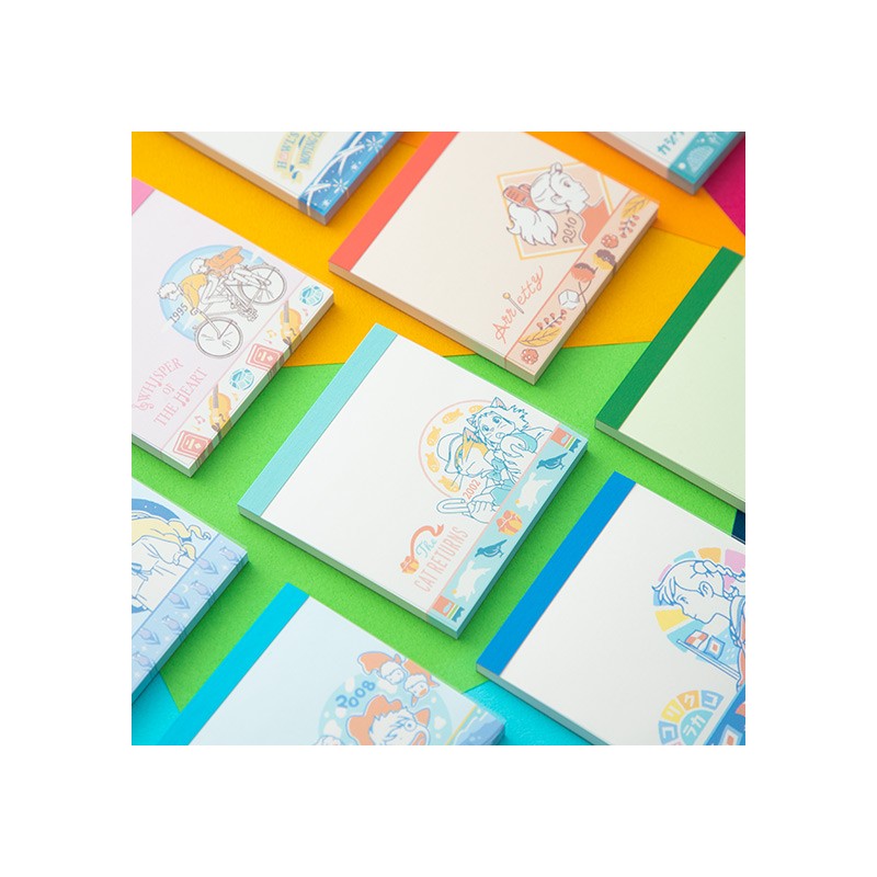 Petit matériel - Assortiment de 24 Mini Blocs memo à collectionner - Studio Ghibli