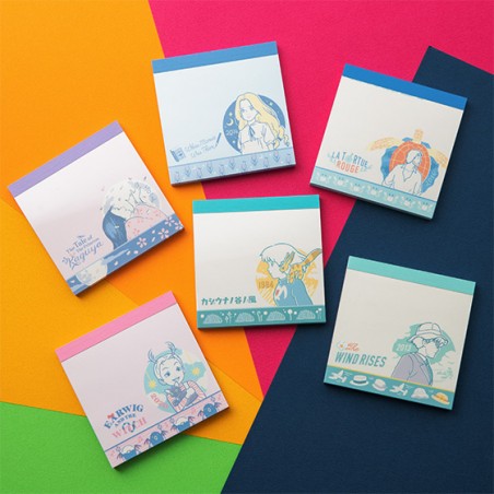 Petit matériel - Assortiment de 24 Mini Blocs memo à collectionner - Studio Ghibli