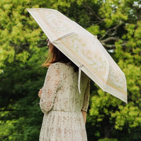 Accessoires - Parapluie pliant motifs fleurs - Le Château ambulant