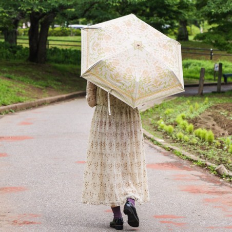 Accessoires - Parapluie pliant motifs fleurs - Le Château ambulant