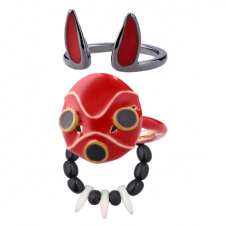 Jewellery - Three Ring Set San’s mask - Princess Mononoke