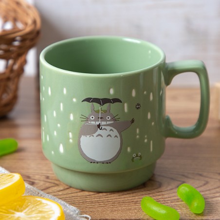 Mugs and cups - Coloful embossed mug Totoro Holding Umbrella - My Neighbor Totoro