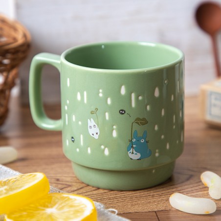 Mugs and cups - Coloful embossed mug Totoro Holding Umbrella - My Neighbor Totoro