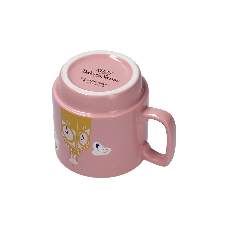 Mugs and cups - Coloful embossed mug Kiki on her broom - Kiki's Delivery Service