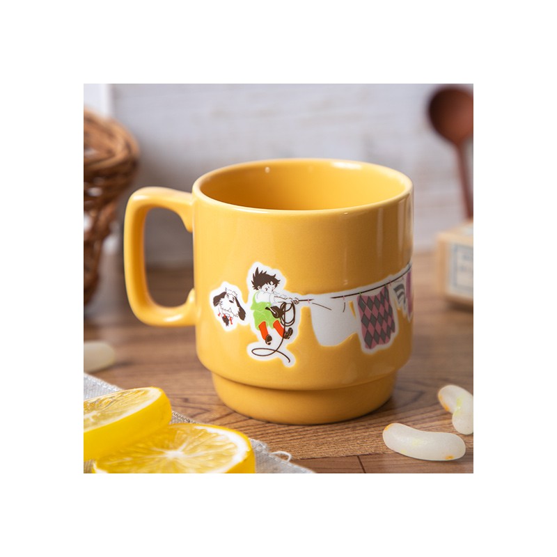 Mugs and cups - Coloful embossed mug Laundry Day - Howl's Moving Castle