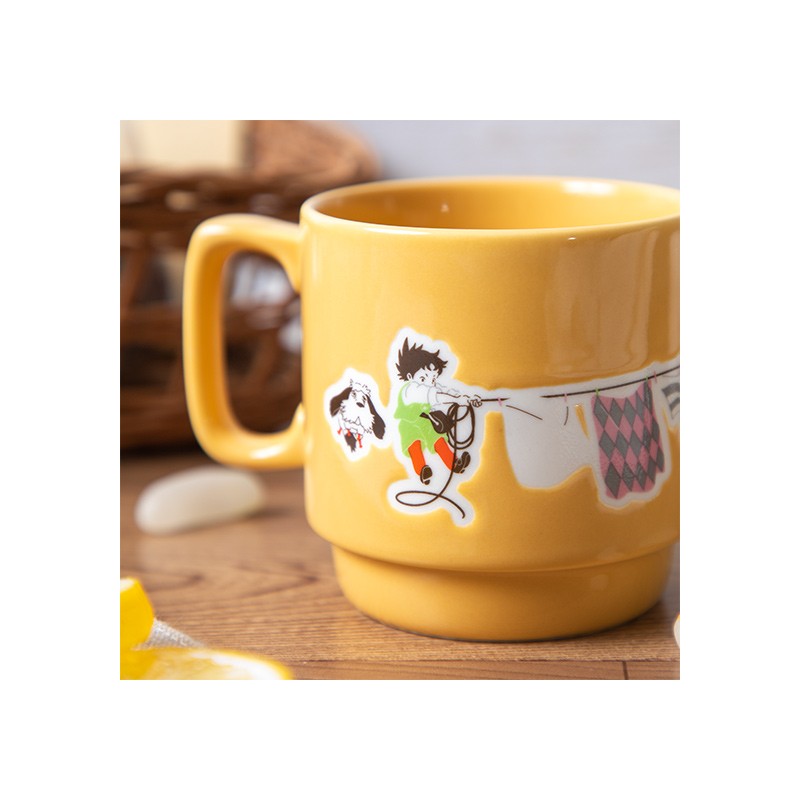 Mugs and cups - Coloful embossed mug Laundry Day - Howl's Moving Castle