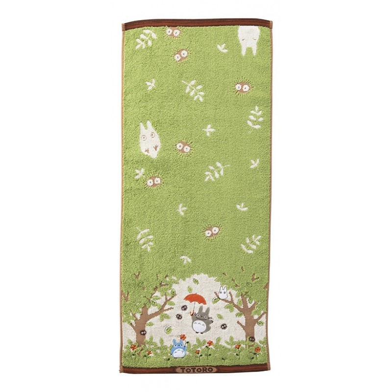 Household linen - Towel Totoro Shade of the tree 34x80 cm - My Neighbor Totoro