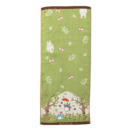 Linge de maison - Serviette Totoro Dans le Bosquet 34x80 cm - Mon Voisin Totoro